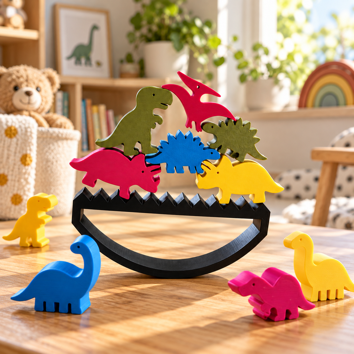 Jogo de Equilibrar Dinossauros